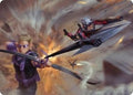 Team Tactics Art Card (AAMSH-012) - Art Series: Marvel Super Heroes