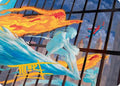 Iceman and Firestar Art Card (Gold-Stamped Signature) (AAMSH-045) - Art Series: Marvel Super Heroes