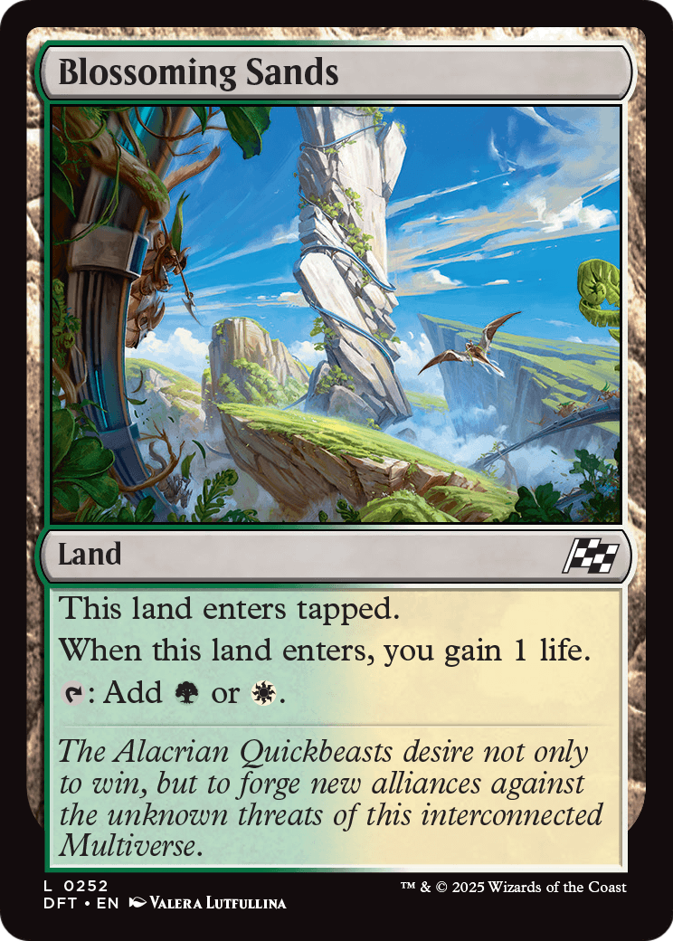 Blossoming Sands (DFT-252) - Aetherdrift Foil