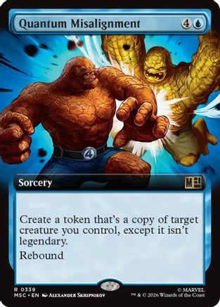 Quantum Misalignment (Extended Art) (MSC-339) - Commander: Marvel Super Heroes