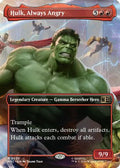 Hulk, Always Angry (Borderless) (MSC-502) - Commander: Marvel Super Heroes Foil