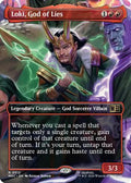 Loki, God of Lies (Borderless) (MSC-512) - Commander: Marvel Super Heroes Foil