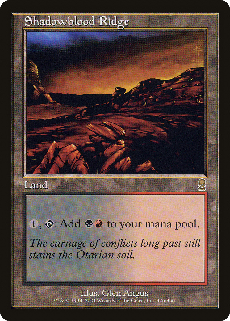 Shadowblood Ridge (ODY-326) - Odyssey