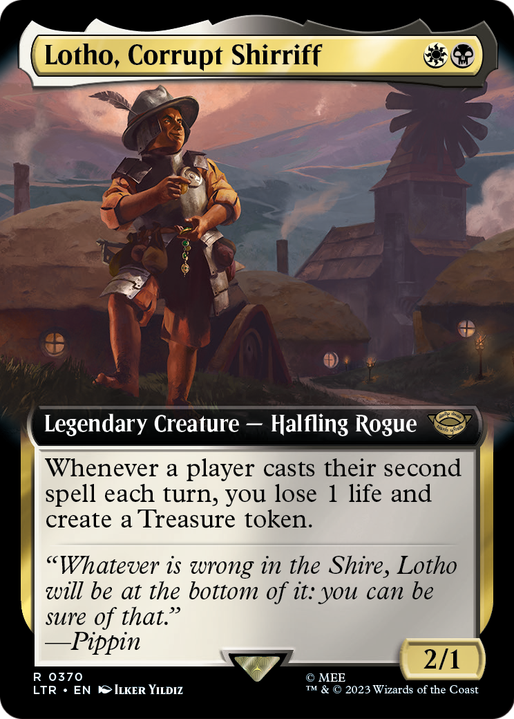 Lotho, Corrupt Shirriff (Extended Art) (LTR-370) - The Lord of the Rings: Tales of Middle-earth: (Extended Art)
