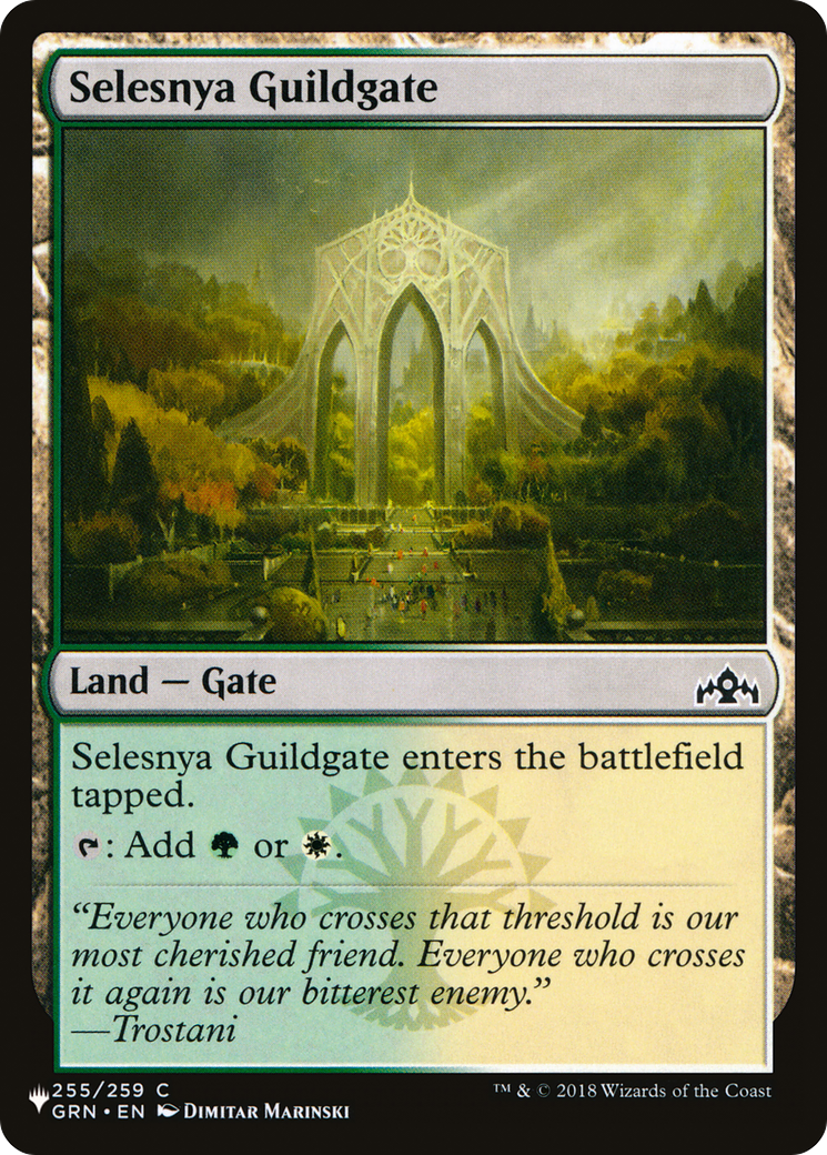 Selesnya Guildgate (LIST-GRN-255) - The List Reprints