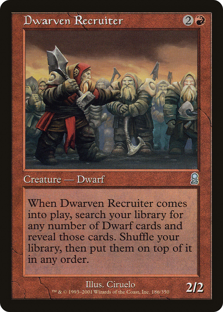 Dwarven Recruiter (ODY-186) - Odyssey