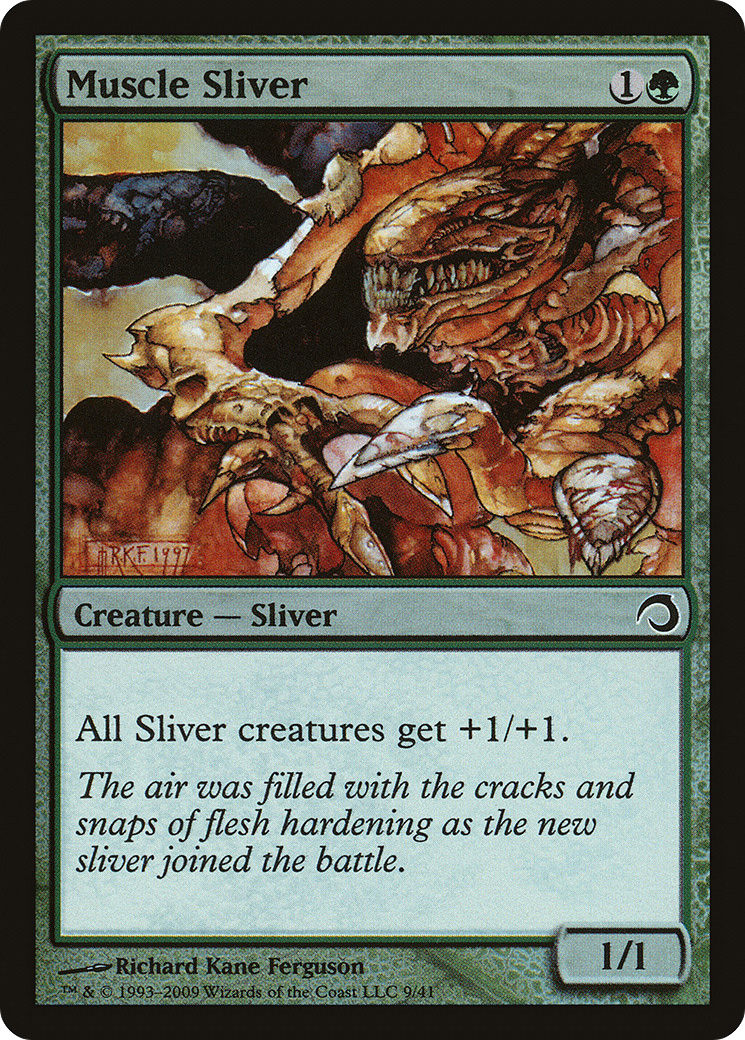 Muscle Sliver (PDS-009) - Premium Deck Series: Slivers Foil