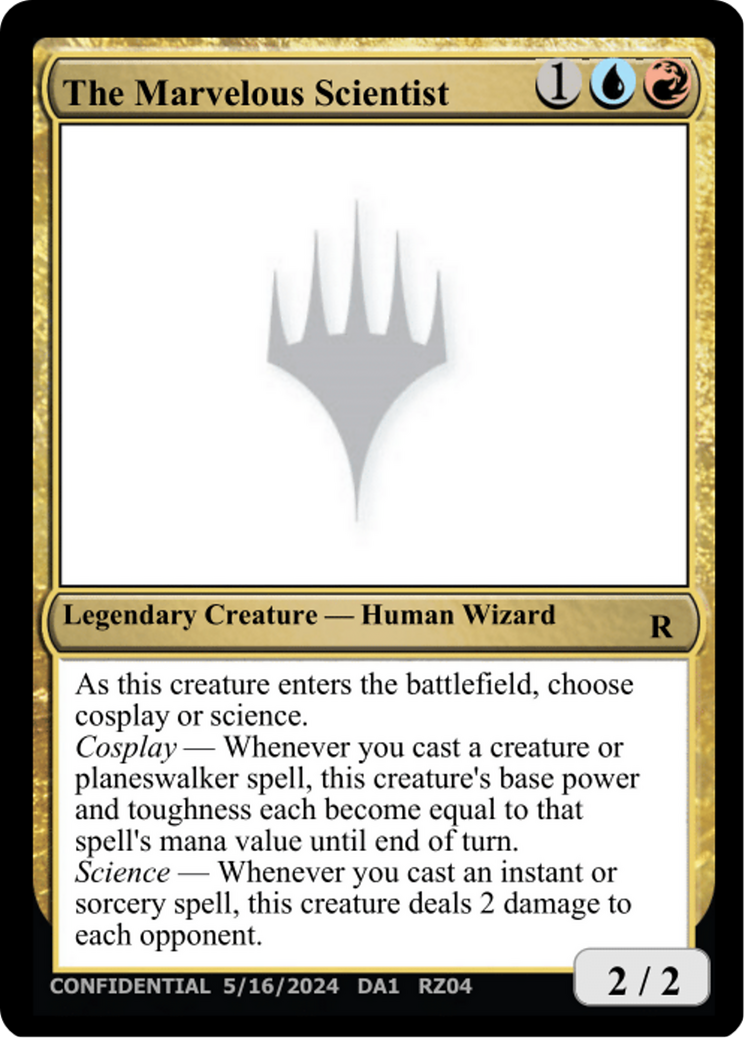 The Marvelous Scientist (UNK-RZ04J) - Unknown Event