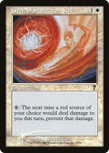 Circle of Protection: Red (7ED-09★) - 7th Edition Foil