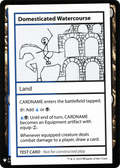 Domesticated Watercourse (CMB1-) - Mystery Booster Playtest Cards 2019