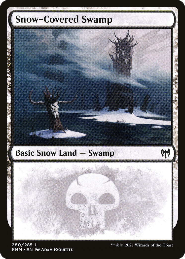 Snow-Covered Swamp (280) (KHM-280) - Kaldheim: (snow)