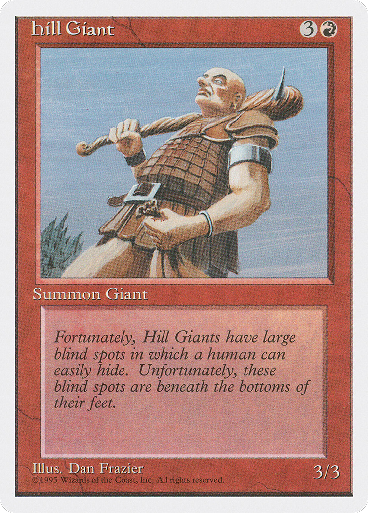 Hill Giant (4ED-) - Fourth Edition