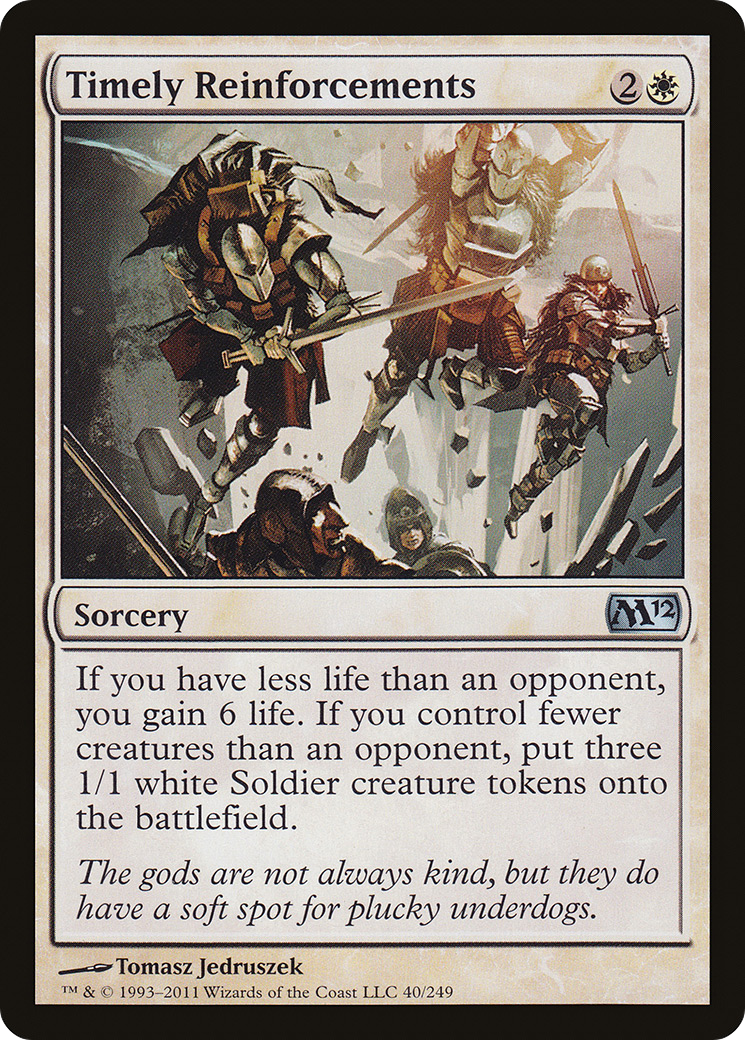 Timely Reinforcements (M12-040) - Magic 2012 Foil