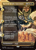 Revival of the Ancestors (Borderless) (TDM-389) - Tarkir: Dragonstorm: (enchantment) Foil
