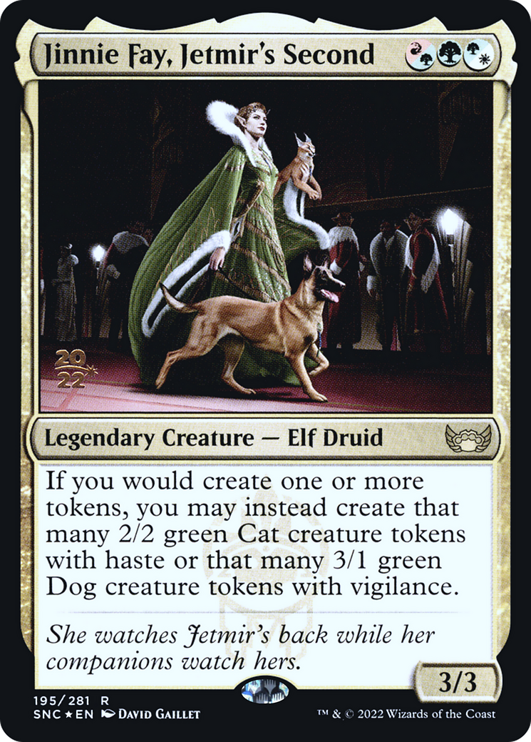 Jinnie Fay, Jetmir's Second (PRE-195) - Streets of New Capenna Promos Foil