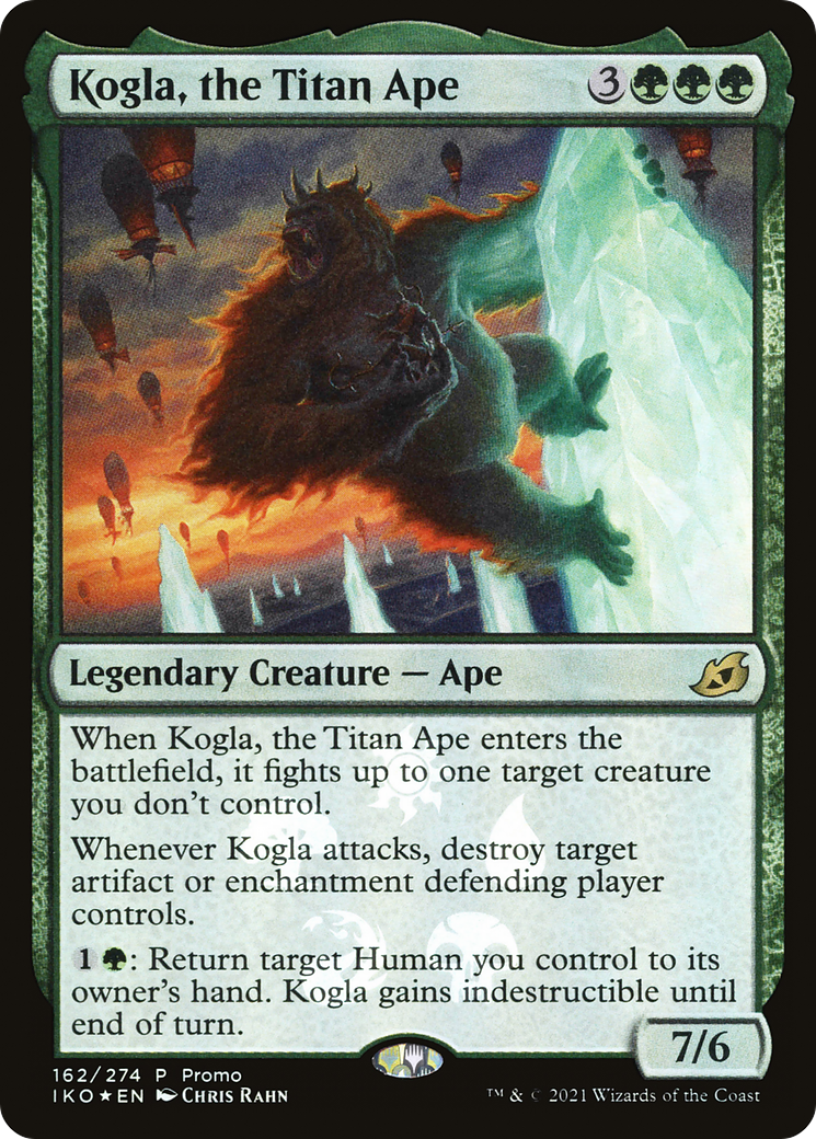 Kogla, the Titan Ape (MEDIA-162) - Ikoria: Lair of Behemoths Promos Foil
