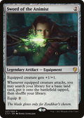 Sword of the Animist (C17-227) - Commander 2017