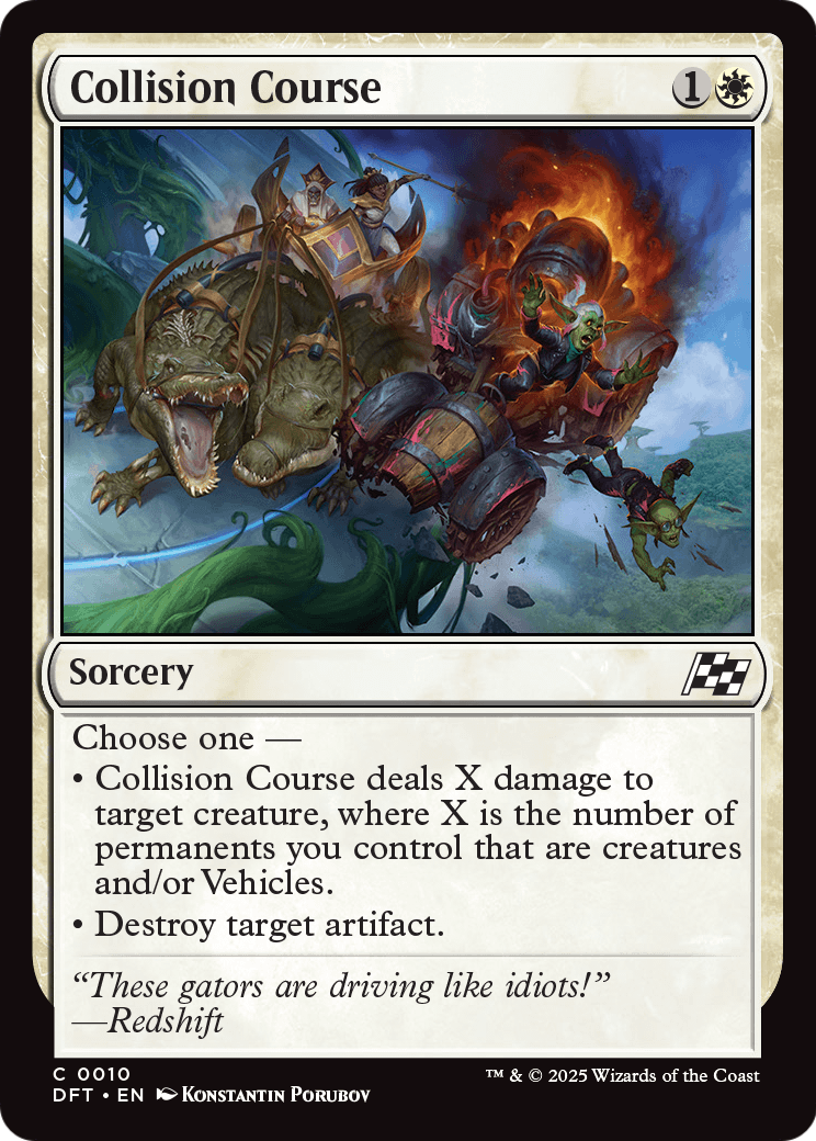 Collision Course (DFT-010) - Aetherdrift Foil