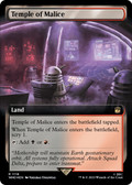 Temple of Malice (Extended Art) (Surge Foil) (WHO-1118) - Doctor Who: (Extended Art) Foil