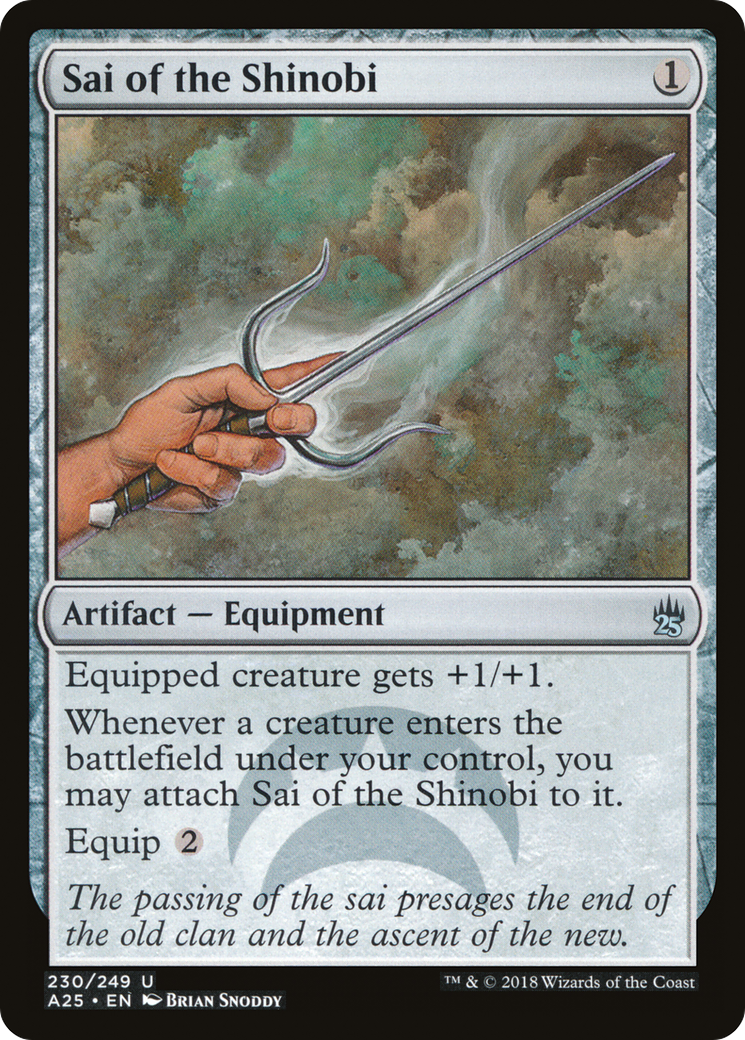 Sai of the Shinobi (A25-230) - Masters 25 Foil