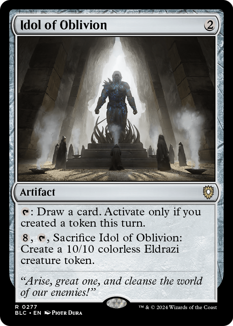 Idol of Oblivion (BLC-277) - Bloomburrow Commander