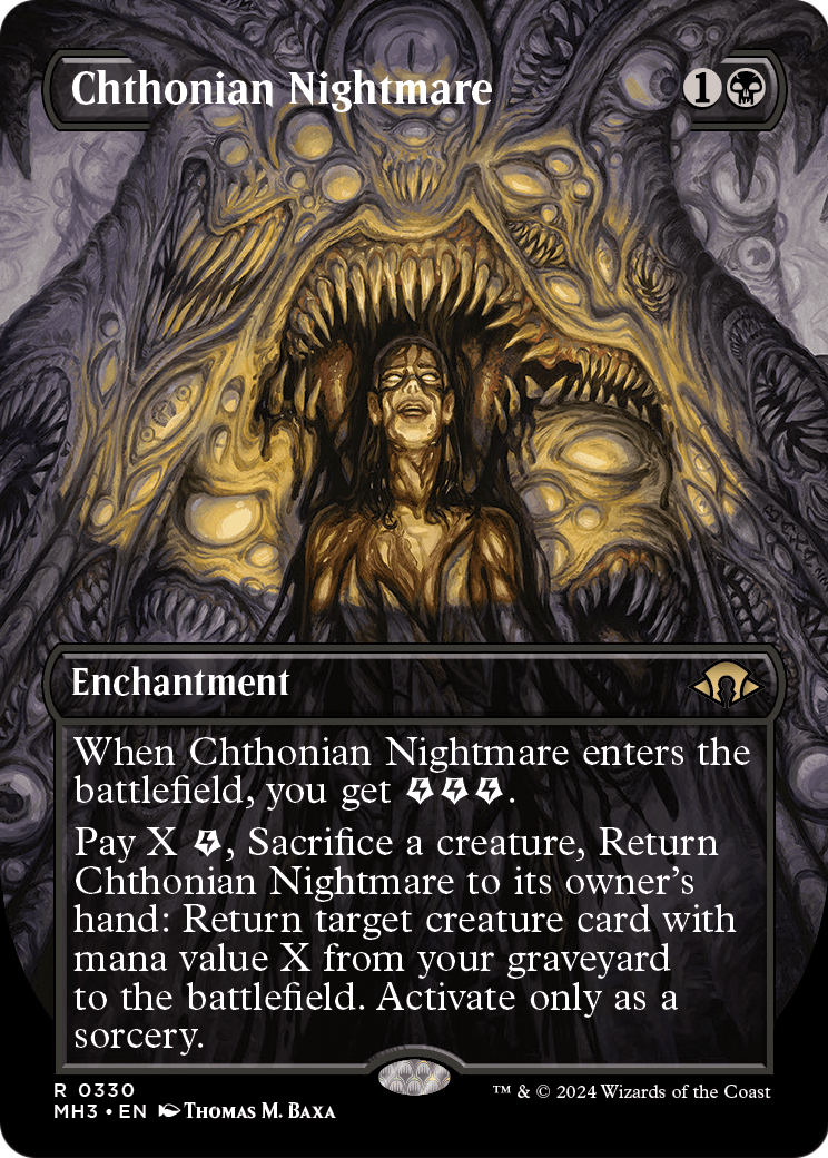 Chthonian Nightmare (Borderless) (MH3-330) - Modern Horizons 3