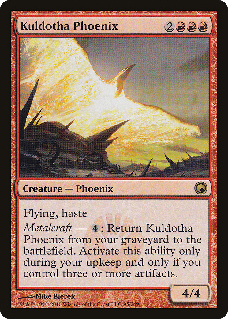 Kuldotha Phoenix (SOM-095) - Scars of Mirrodin Foil
