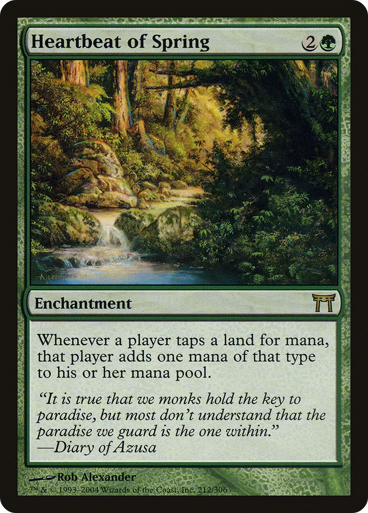 Heartbeat of Spring (CHK-212) - Champions of Kamigawa Foil