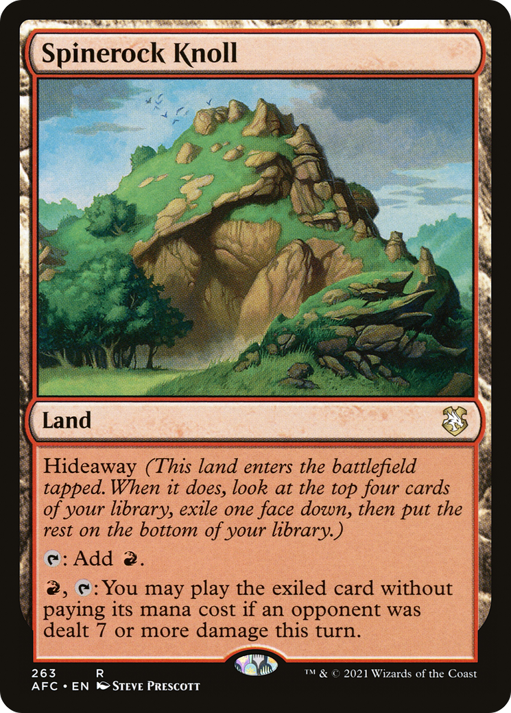 Spinerock Knoll (AFC-263) - Forgotten Realms Commander