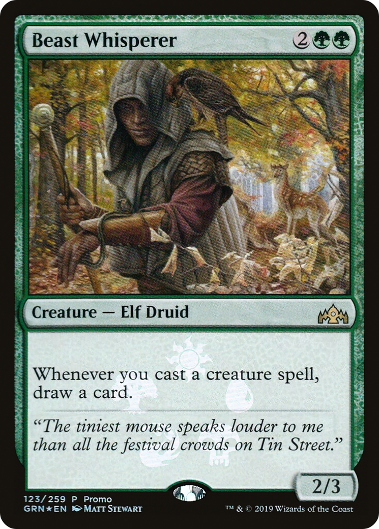 Beast Whisperer (MEDIA-123) - Guilds of Ravnica Promos Foil