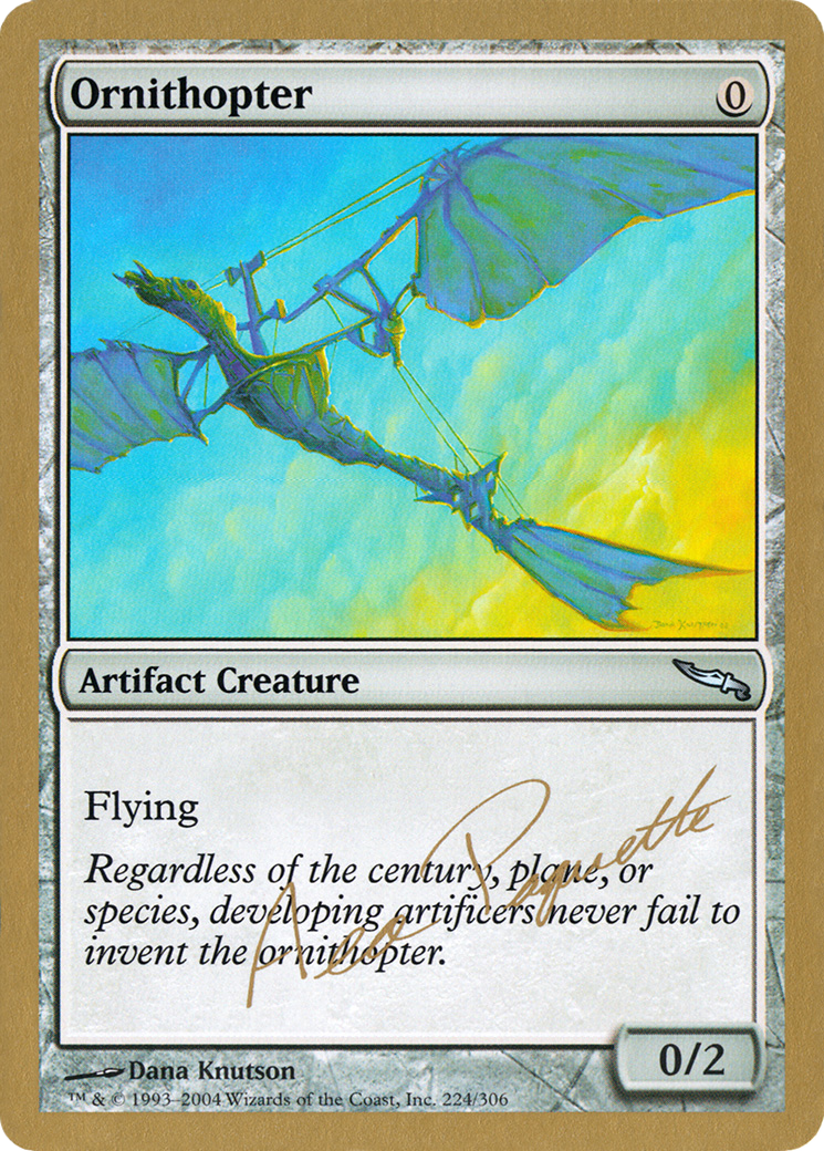 Ornithopter - 2004 Aeo Paquette (MRD) (WCD-) - World Championship Decks 2004