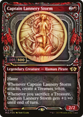 Captain Lannery Storm (Serial Numbered) (MUL-150) - Multiverse Legends: (Showcase) Foil
