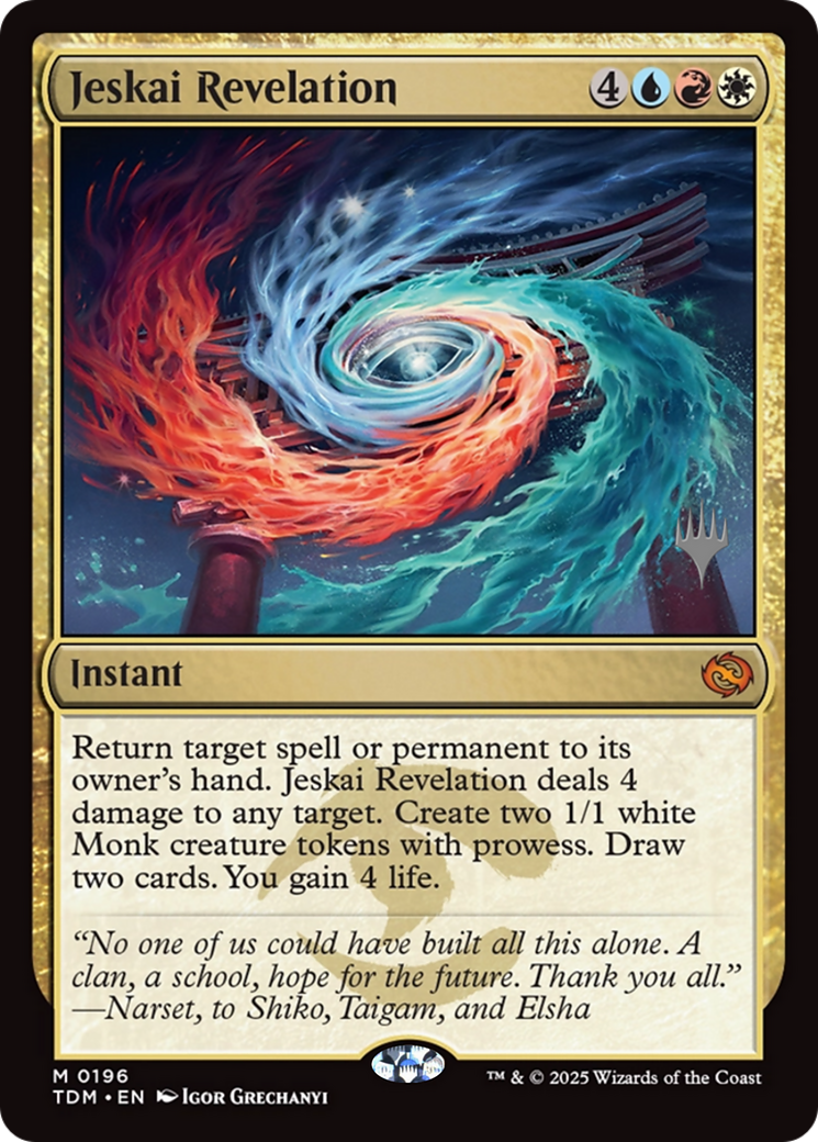 Jeskai Revelation (PPTDM-196) - Promo Pack: Tarkir: Dragonstorm