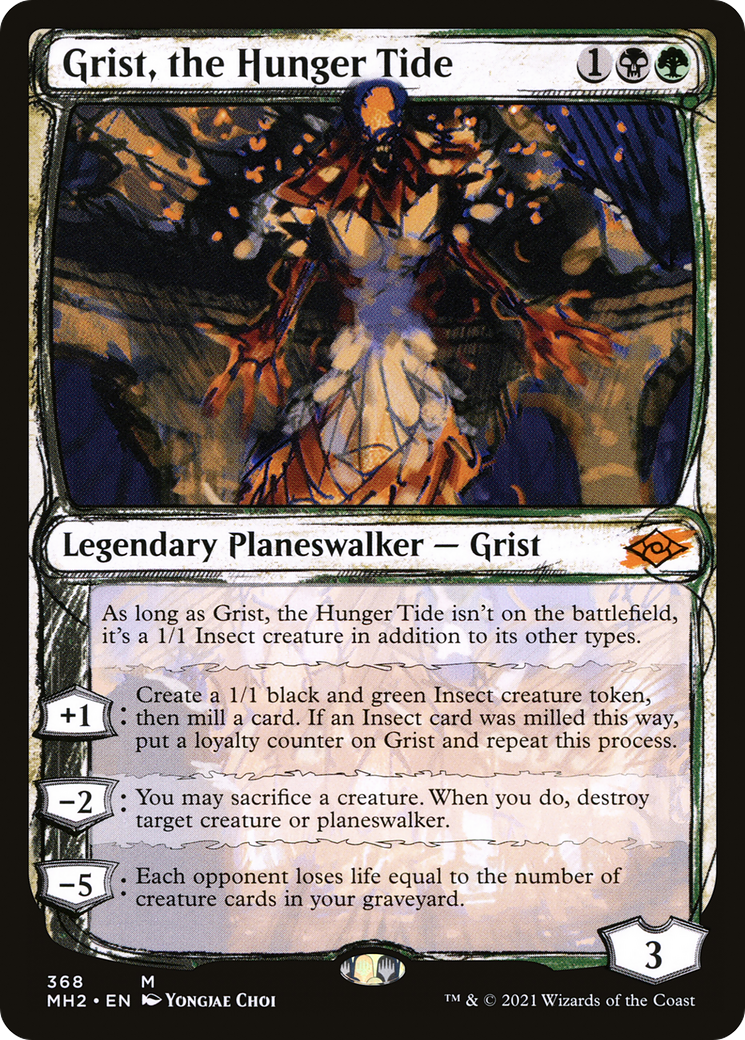 Grist, the Hunger Tide (Showcase) (MH2-368) - Modern Horizons 2: (Showcase) Foil