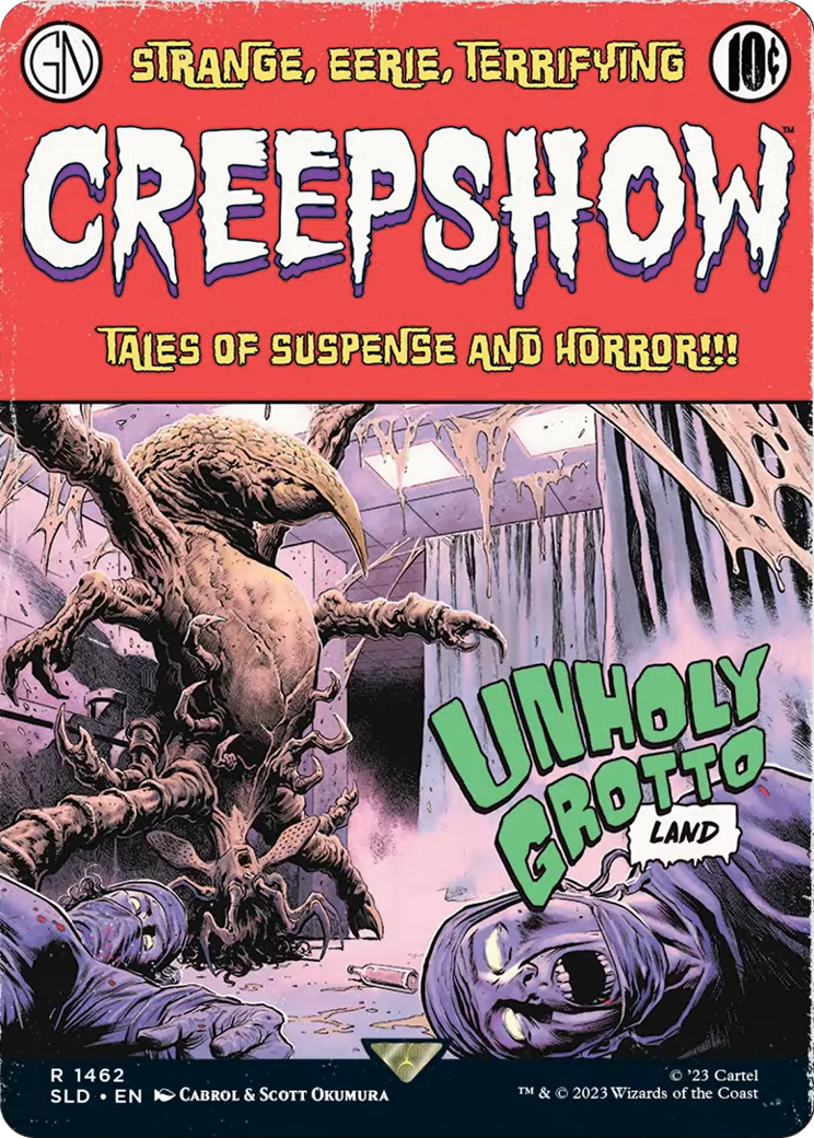 Unholy Grotto (SLD-1462) - Secret Lair Drop: (Full Art) (Borderless) Foil