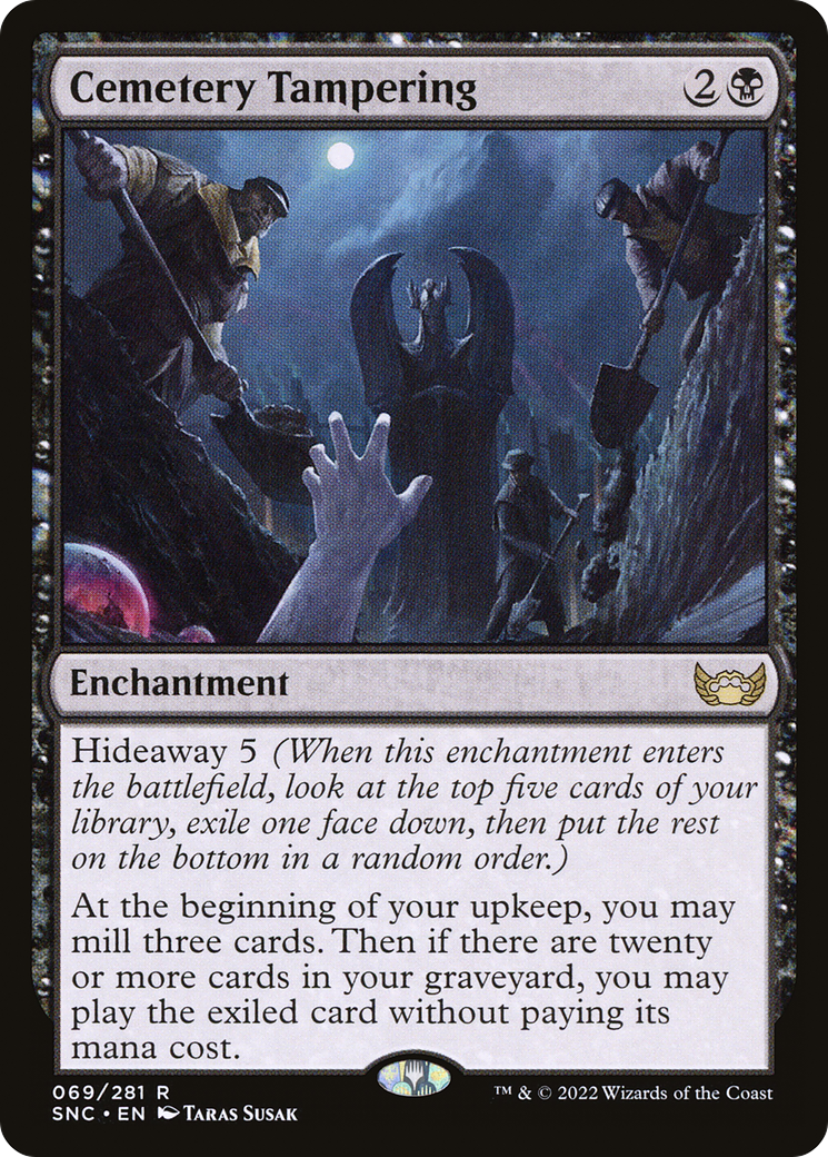 Cemetery Tampering (SNC-069) - Streets of New Capenna Foil