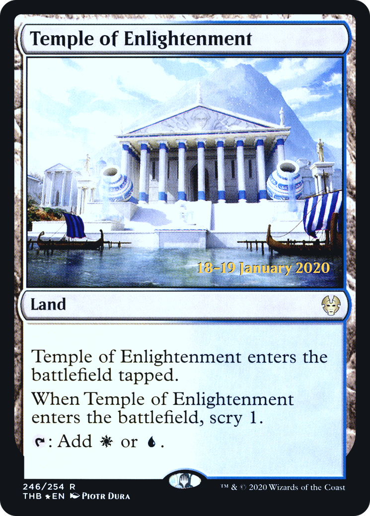 Temple of Enlightenment (PRE-246S) - Theros Beyond Death Promos Foil