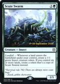 Scute Swarm (PRE-203S) - Zendikar Rising Promos Foil