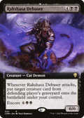 Rakshasa Debaser (Extended Art) (CMR-654) - Commander Legends: (Extended Art)