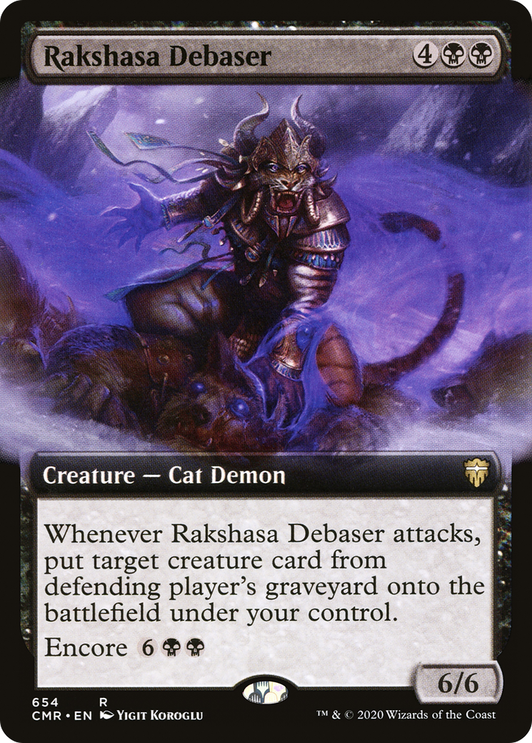 Rakshasa Debaser (Extended Art) (CMR-654) - Commander Legends: (Extended Art)