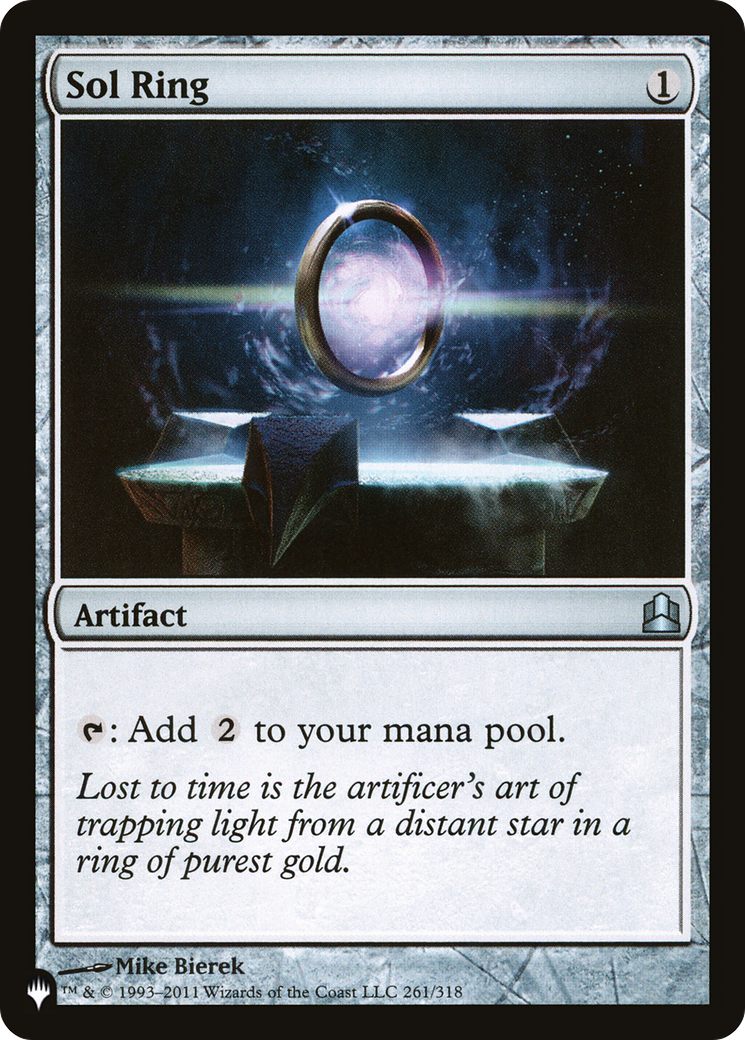 Sol Ring (CMD) (LIST-CMD-261) - The List