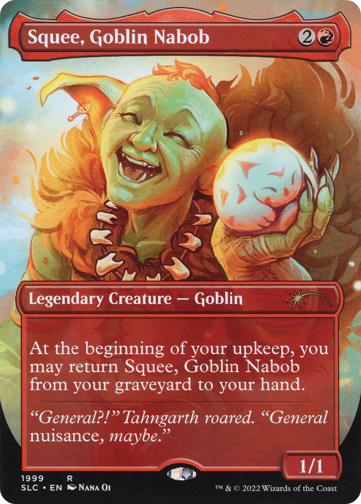 Squee, Goblin Nabob (SLC-1999) - Secret Lair Countdown Kit (Borderless) Foil