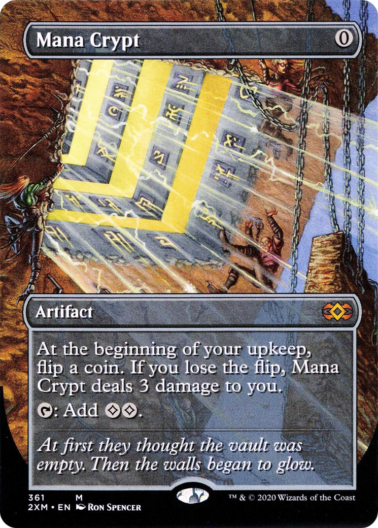 Mana Crypt (Borderless) (2XM-361) - Double Masters Foil