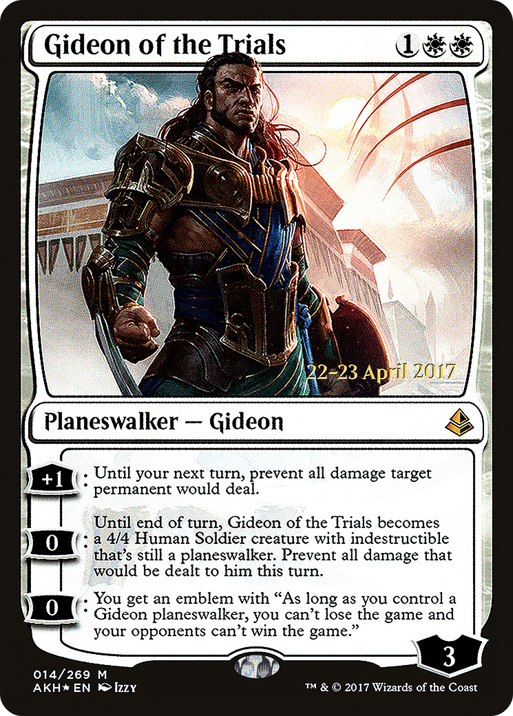 Gideon of the Trials (PRE-14S) - Amonkhet Promos Foil