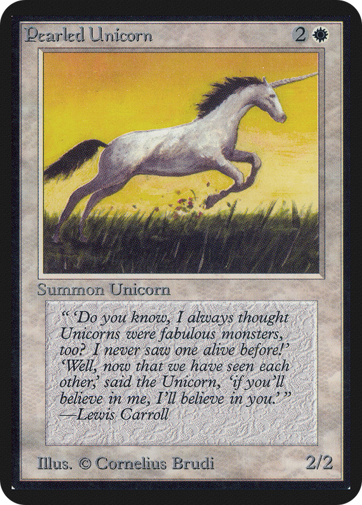Pearled Unicorn (LEA-) - Limited Edition Alpha