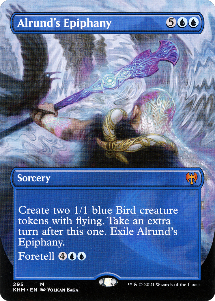 Alrund's Epiphany (Borderless) (KHM-295) - Kaldheim