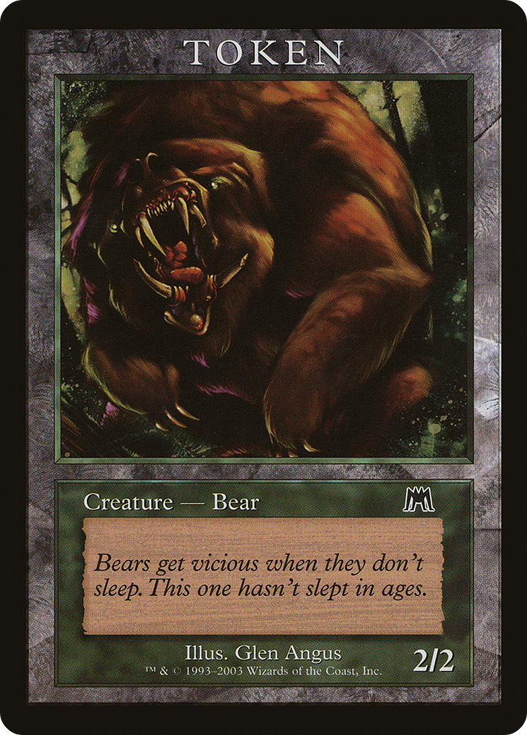 Bear Token (ONS) (MPRP-) - Magic Player Rewards 2003