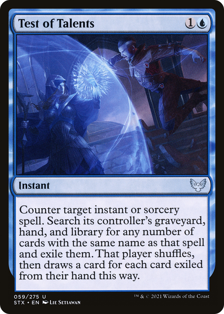 Test of Talents (STX-059) - Strixhaven: School of Mages Foil