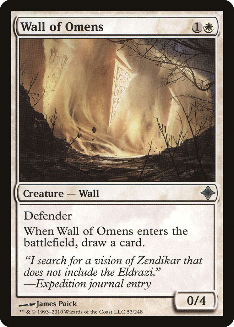 Wall of Omens (ROE-053) - Rise of the Eldrazi
