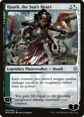 Huatli, the Sun's Heart (PRE-230) - War of the Spark Promos Foil
